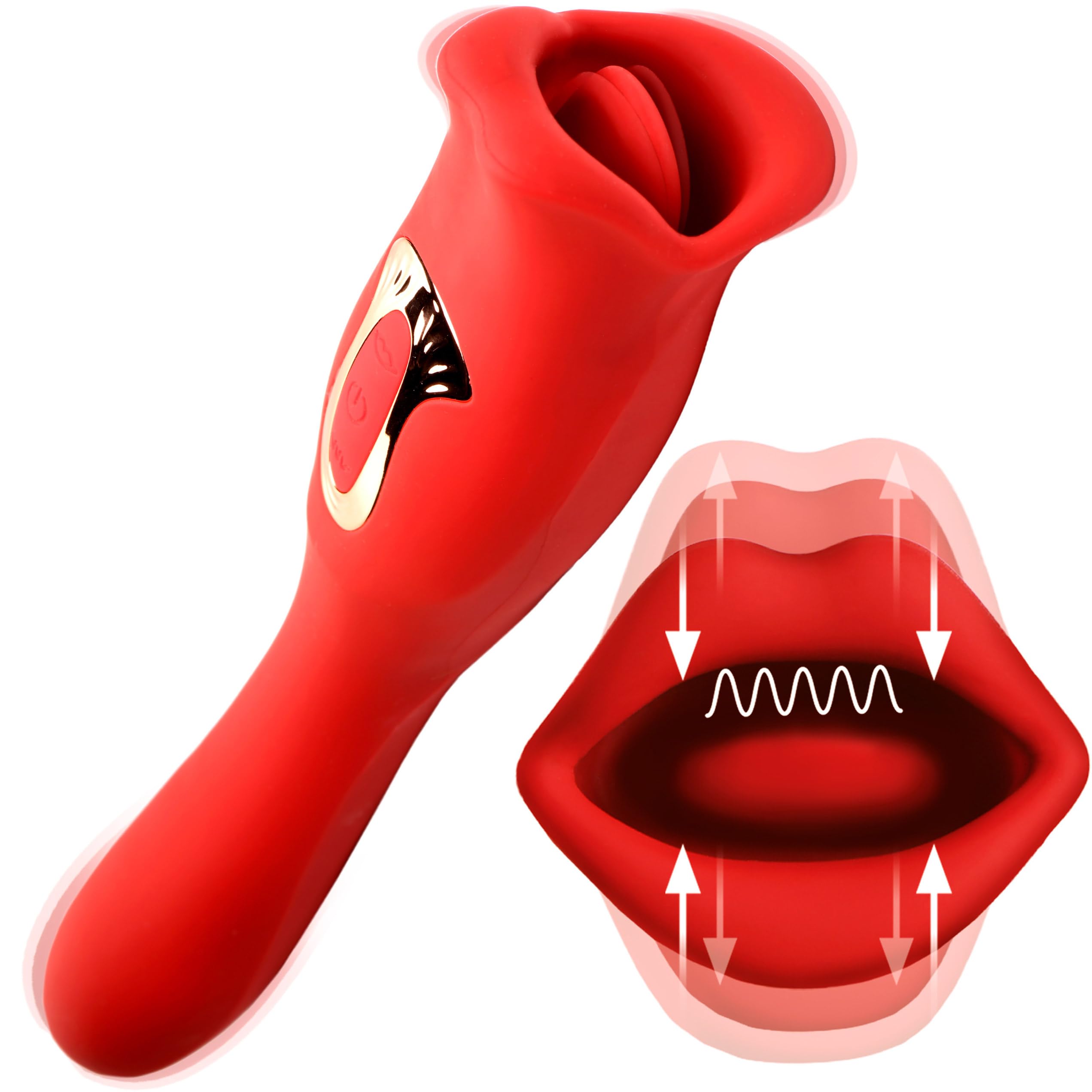 Lickgasm Kiss and Tell Pro Dual Ended Kissing Vibrator