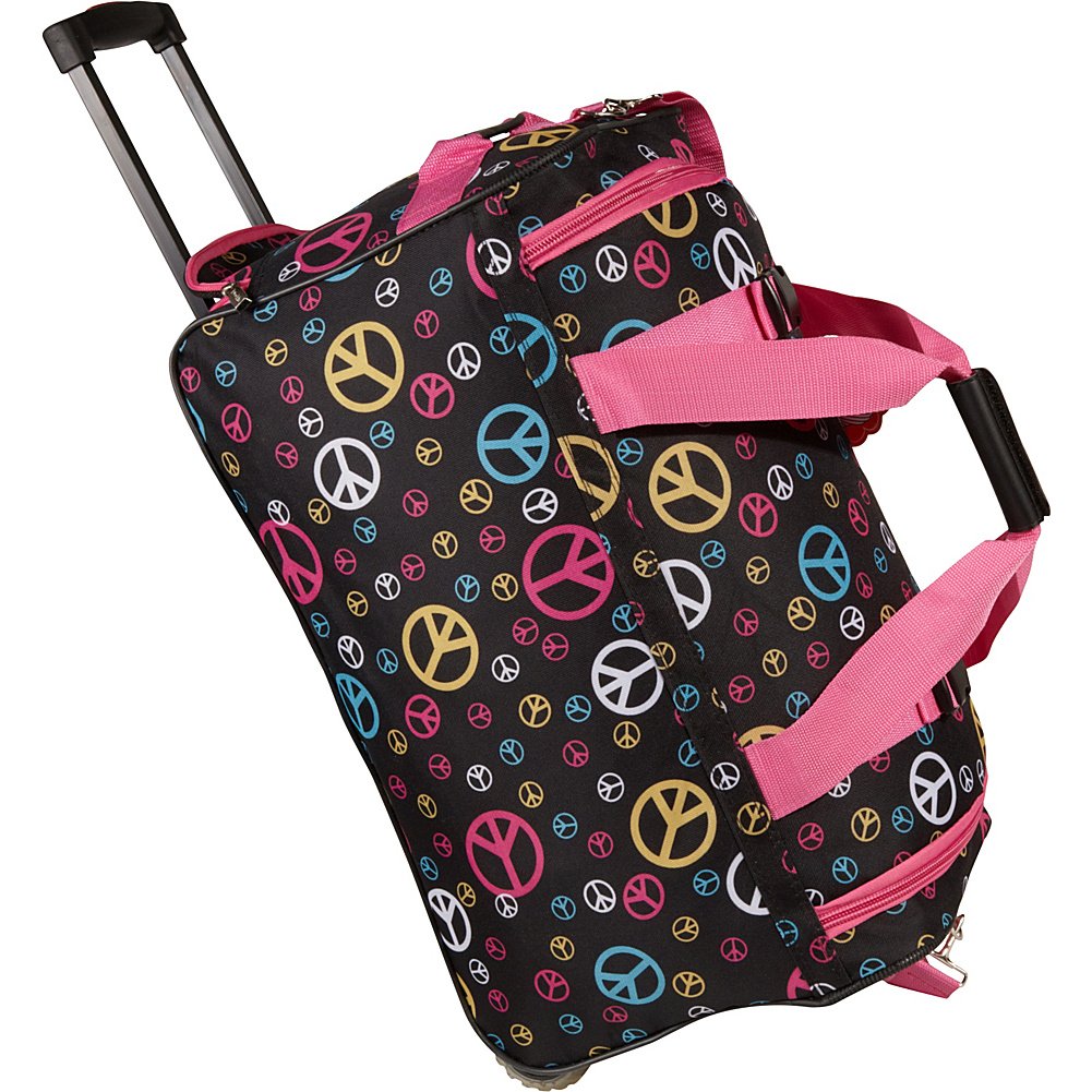 22 Inch  ROLLING DUFFLE BAG - PEACE