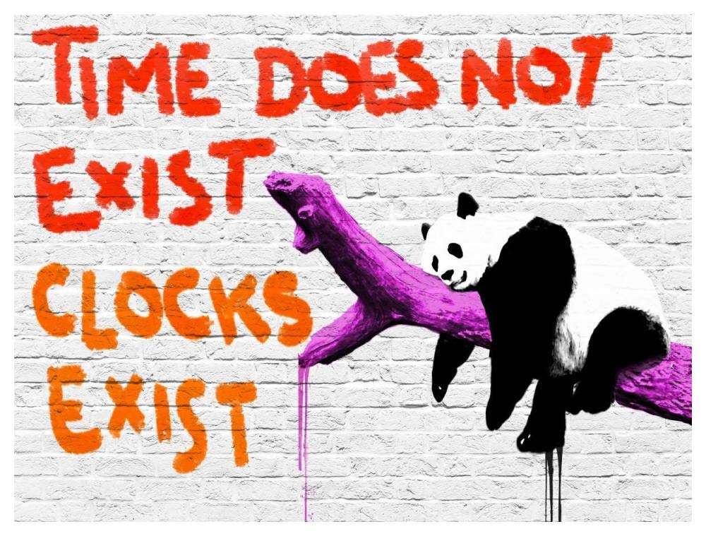 Time does not exist-Paper Art-50x38”