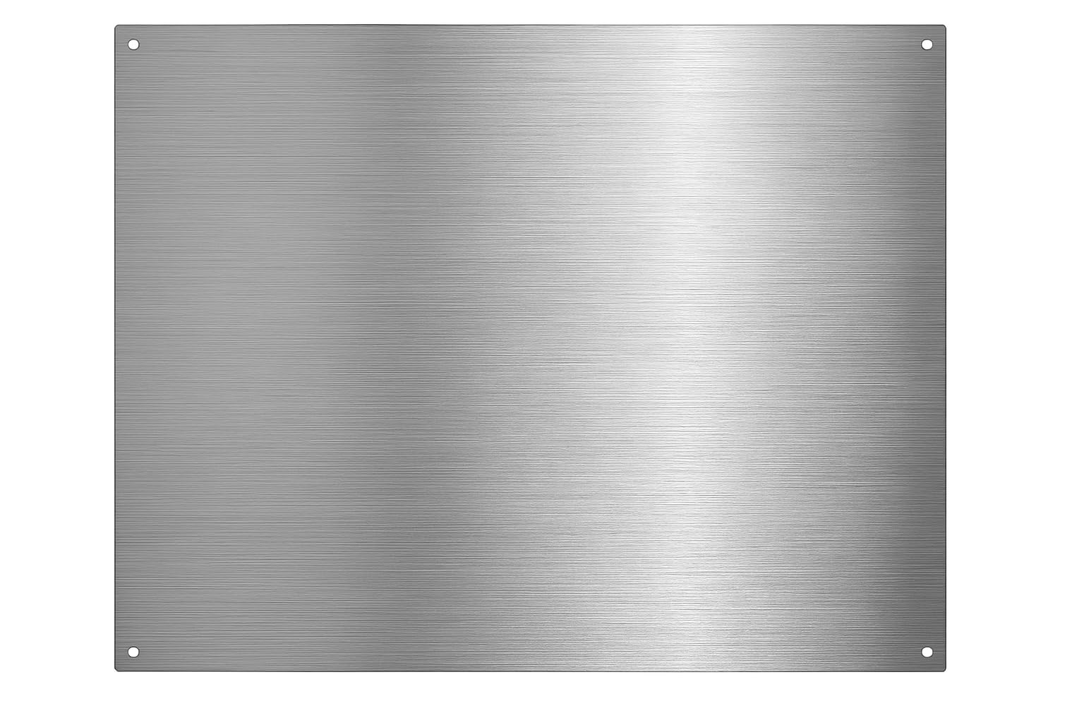 36 wide stainless steel backsplash