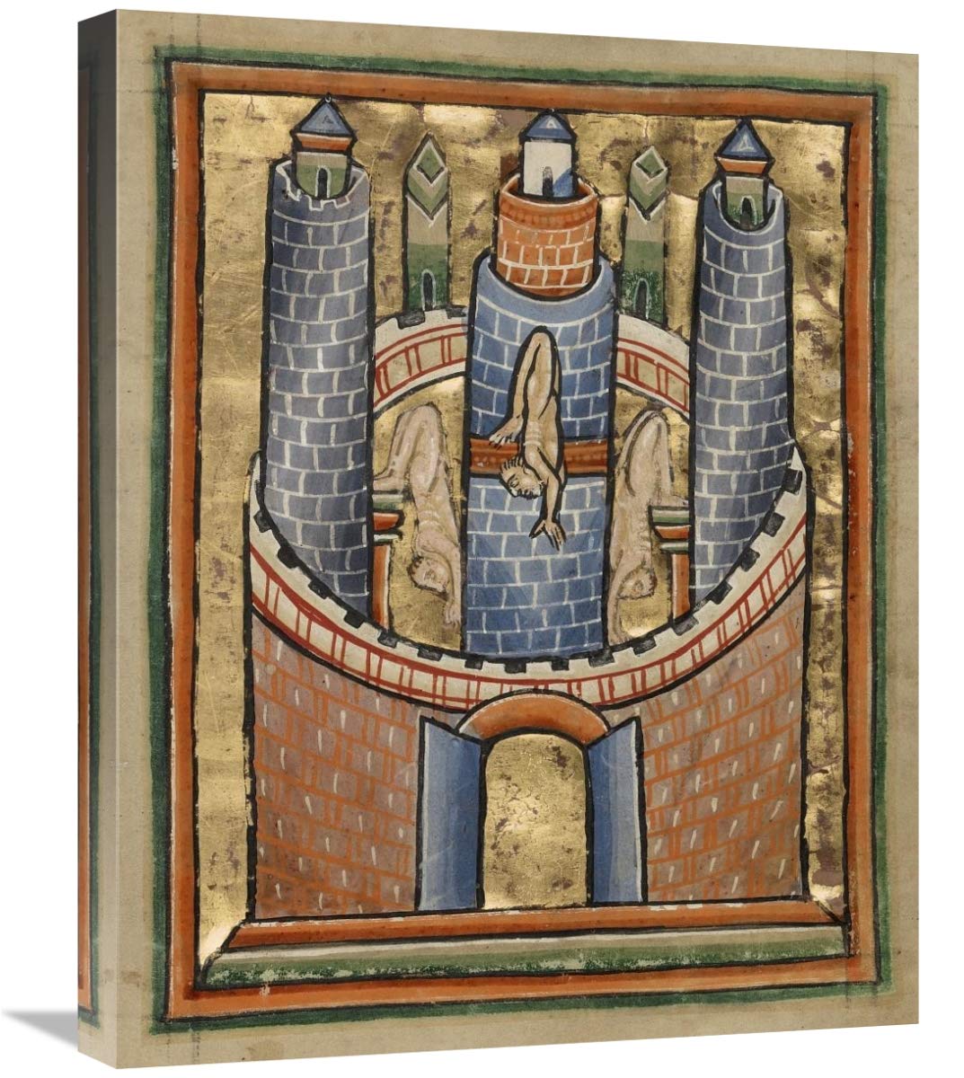 Egypt; The Fall of Pagan Idols-Canvas Art-20x24”