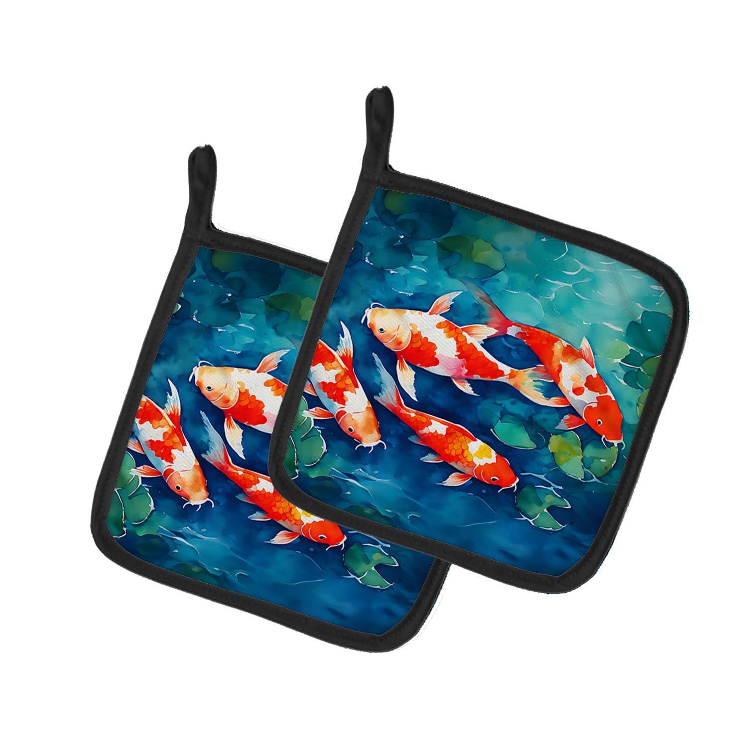 Koi Fish Pair of Pot Holders