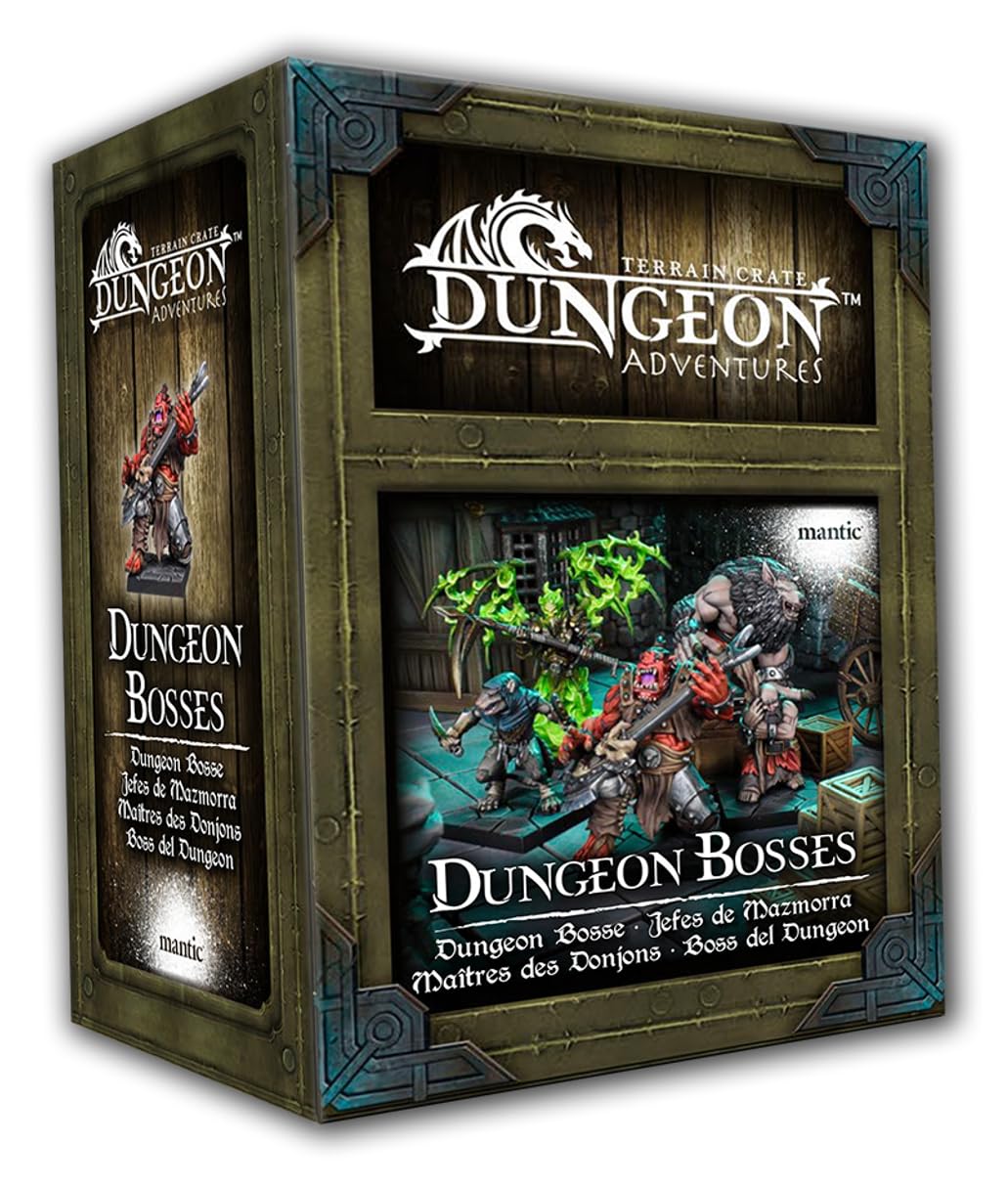 Mantic Entertainment. Terrain Crate Dungeon Adventures Dungeon Bosses. Mgtc223 Unassembled And Unpainted.
