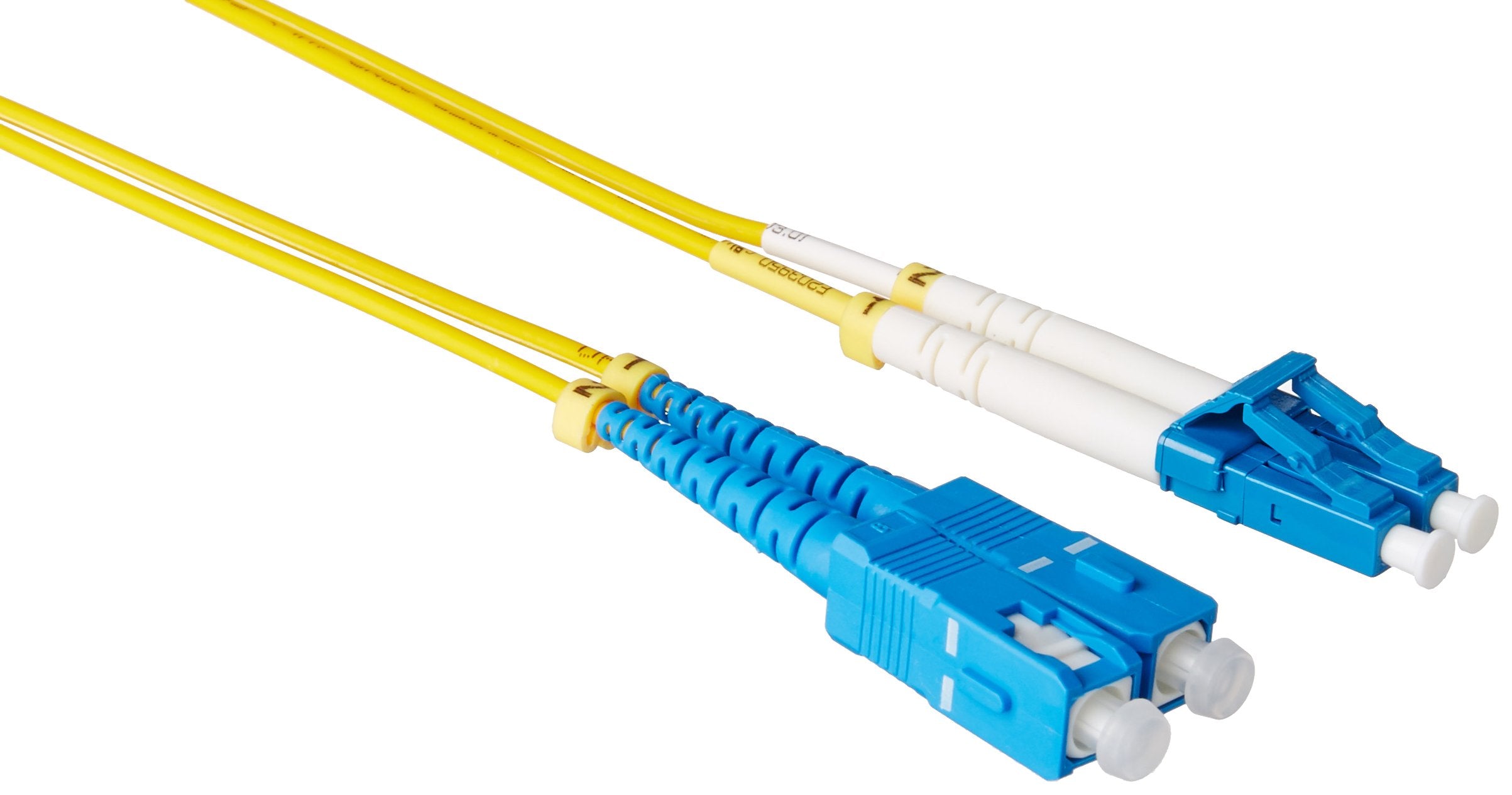 5M SINGLEMODE FIBER OPTIC LC/SC 9/125 DUPLEX CABLE