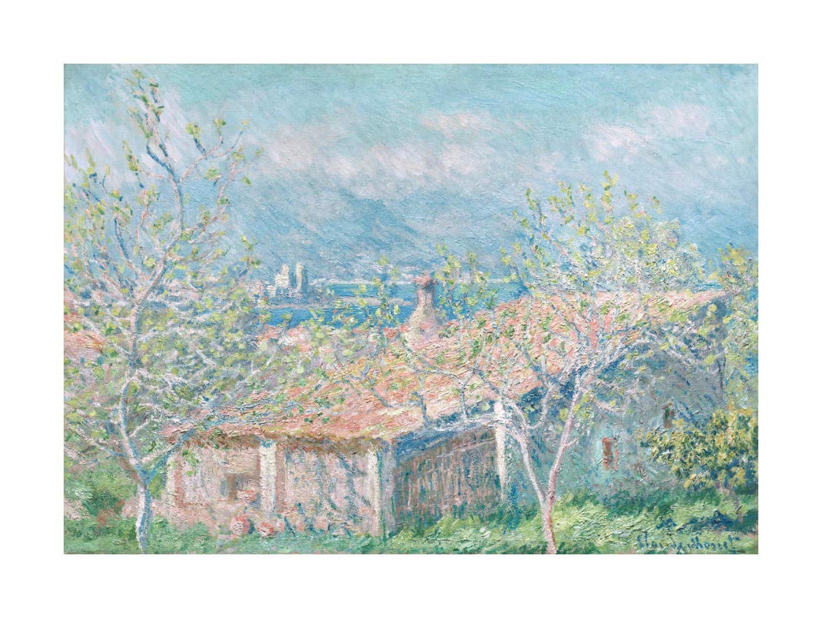 Gardeners House at Antibes, 1888 -Paper Art-24x17.62”