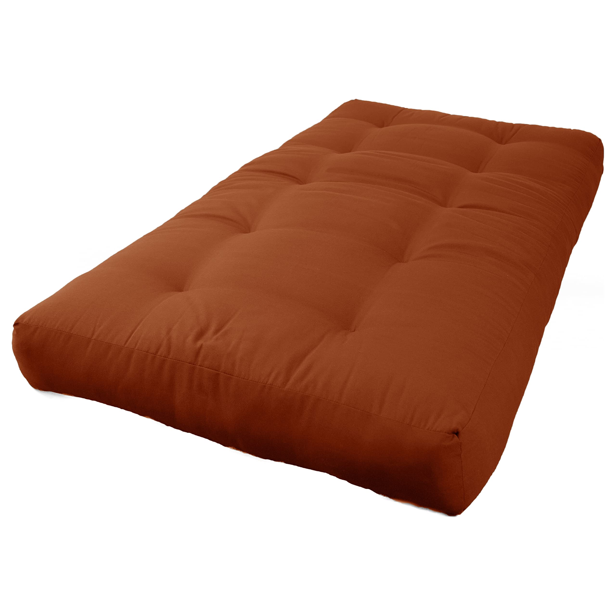 Blazing Needles Renewal 7-inch Twill Twin-size Futon Mattress - Spice - Spice