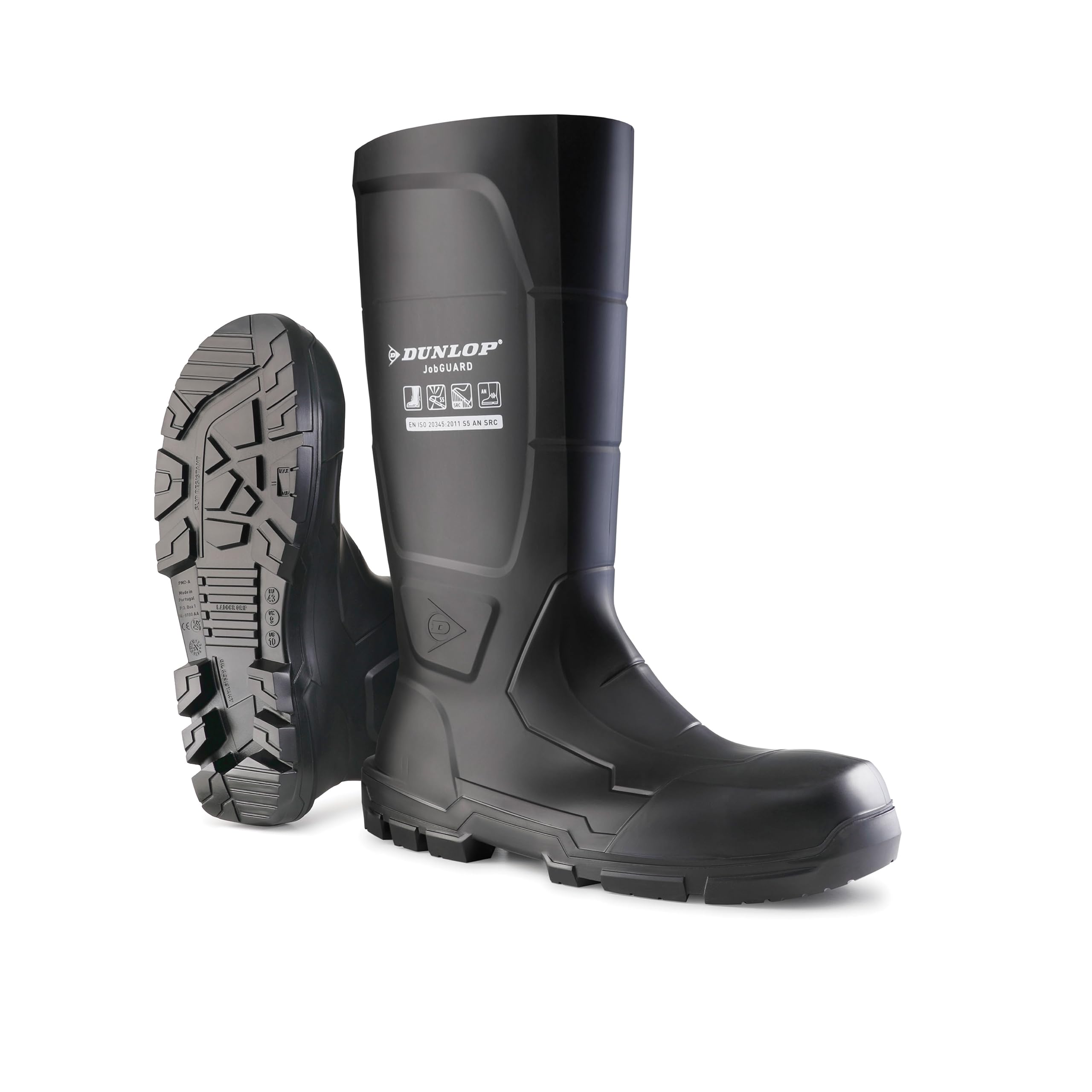 Dunlop Mens PVC Acifort Boots Black 7 US Waterproof 1 pk, (Pack of 1)