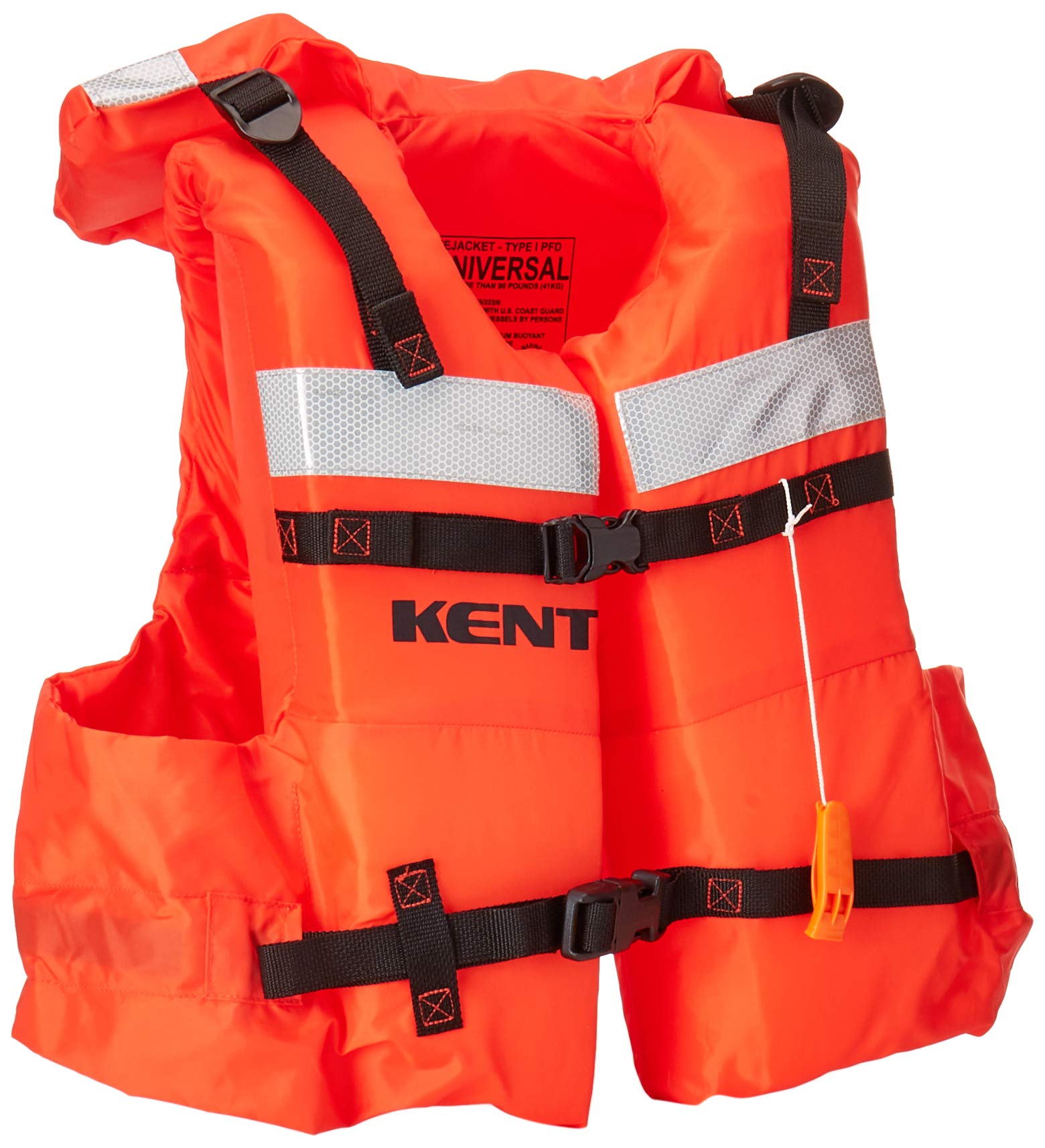 KENT TYPE 1 ADULT UNIVERSAL VEST STYLE LIFE JACKET