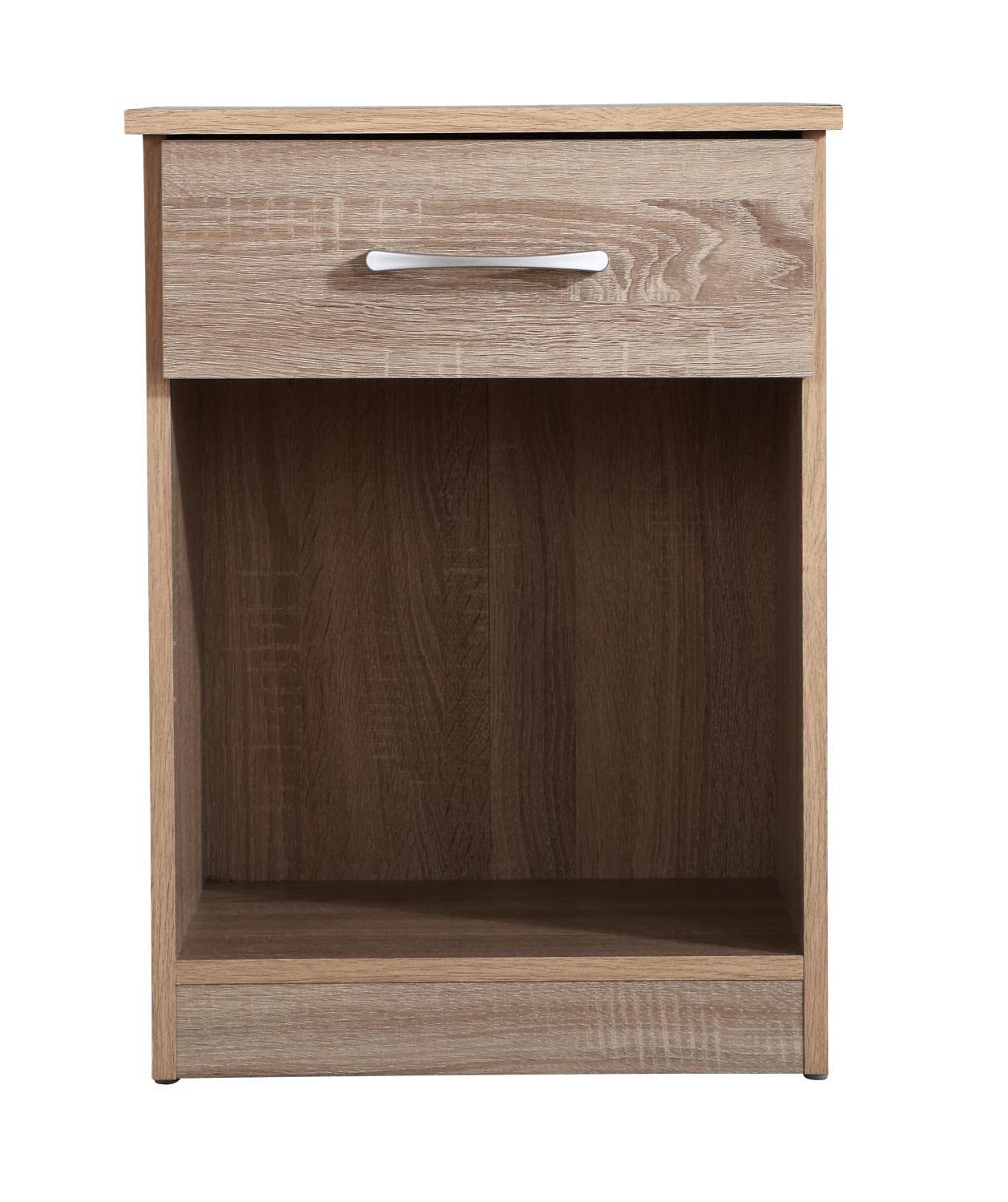 Lindsey 1-Drawer Sandalwood Nightstand (24 in. H x 16 in. W x 18 in. D)