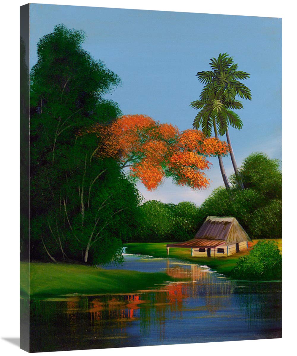 The Water Garden-Canvas Art-24x32”