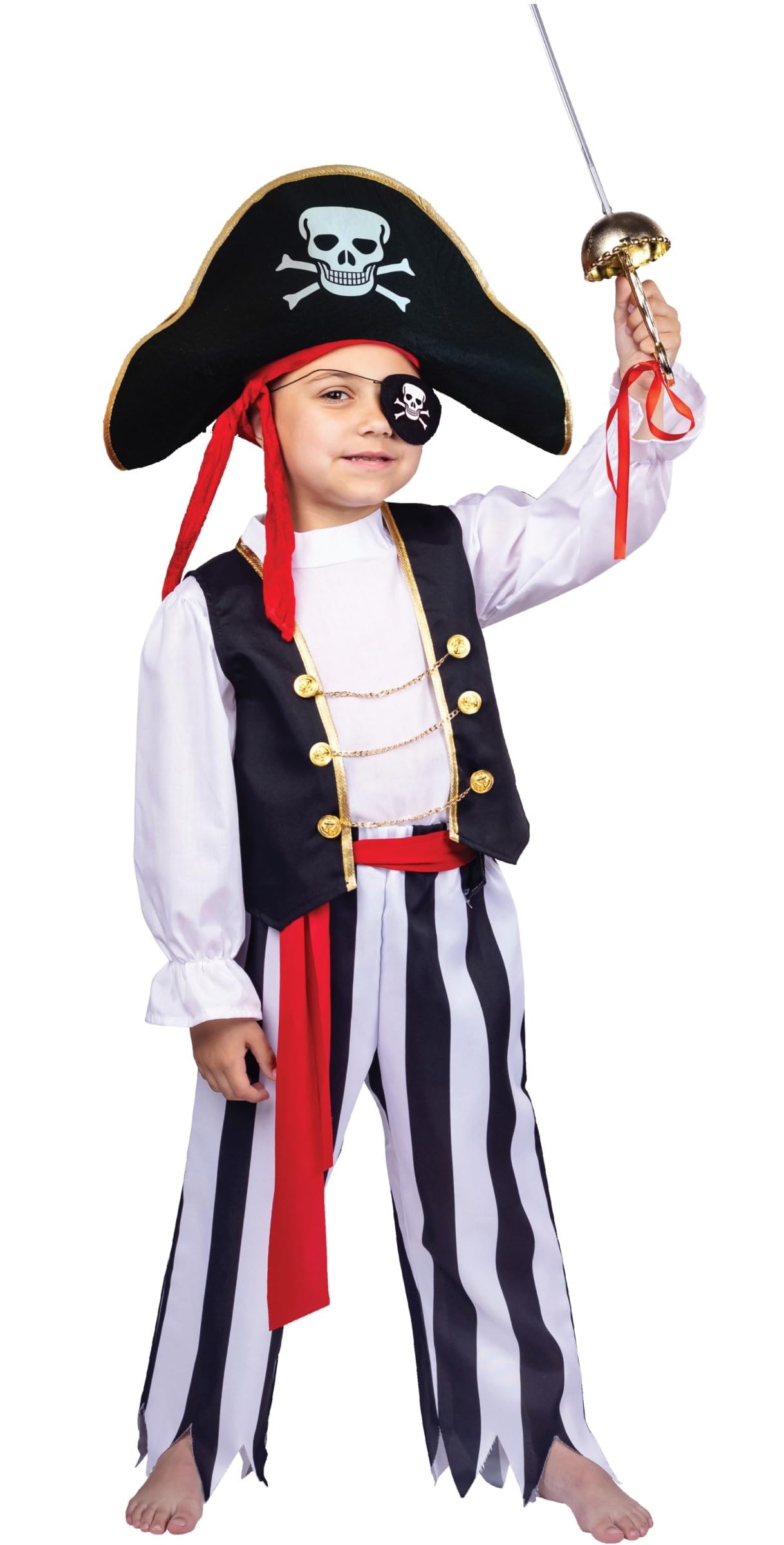 Dress Up America Pirate Boy - XL (16-18)