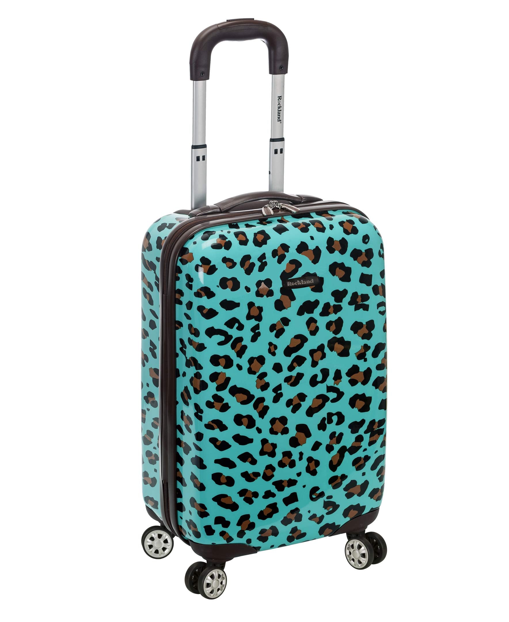 20 Inch  POLYCARBONATE CARRY ON - BLUELEOPARD