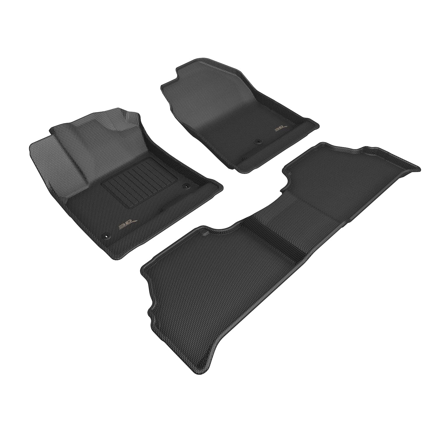3D MAXpider Compatible with HYUNDAI KONA EV 2022-2023 KAGU BLACK R1 R2