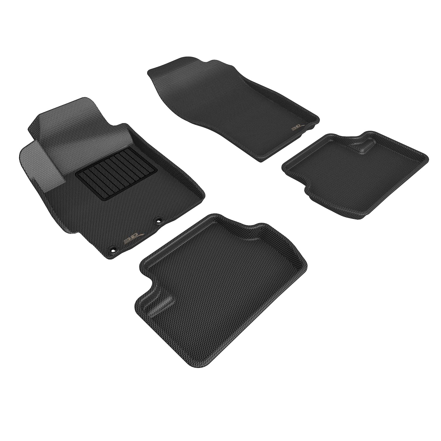 3D MAXpider Compatible with MITSUBISHI LANCER 2008-2017 / EVOLUTION X 2008-2015 KAGU BLACK R1 R2
