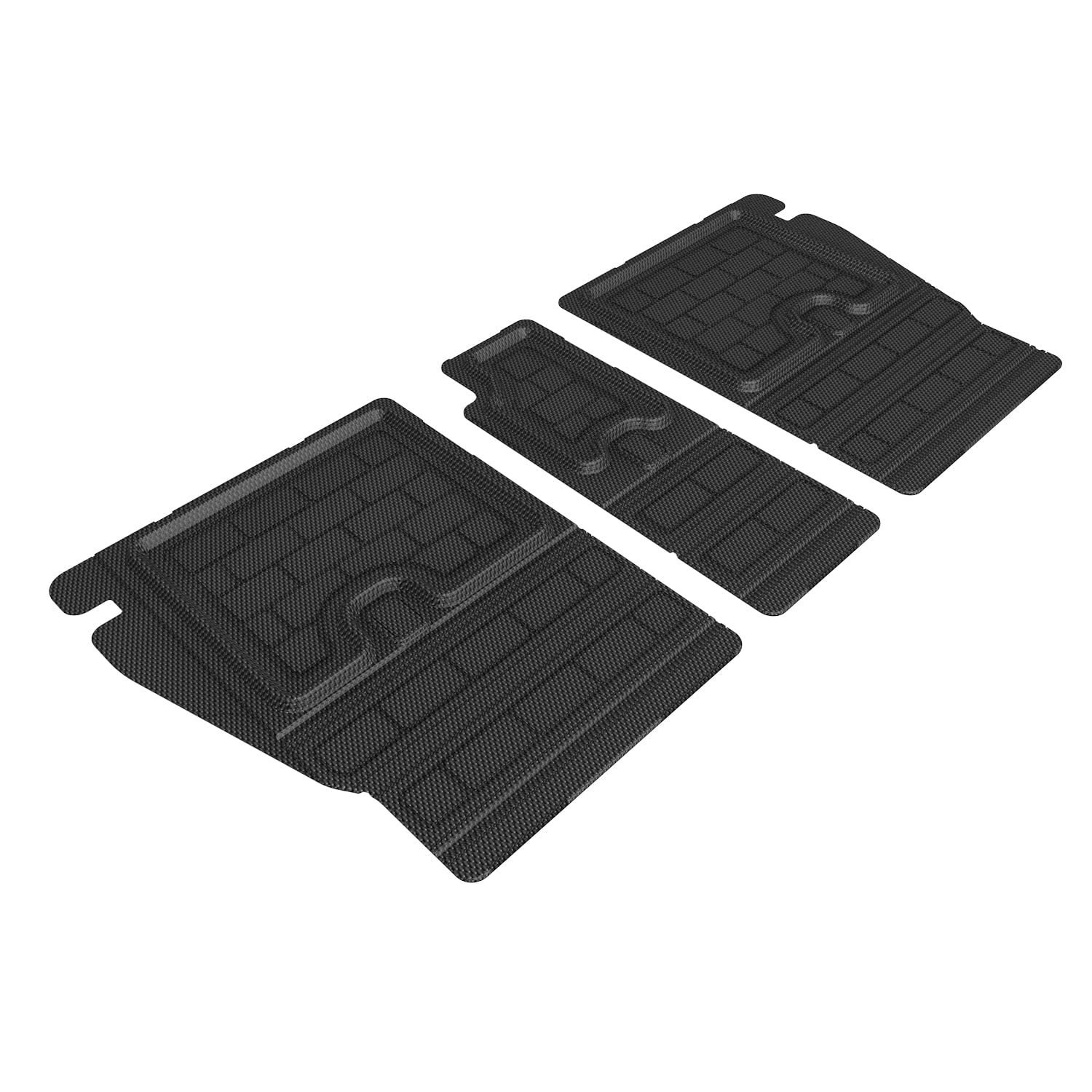 3D MAXpider Compatible with MERCEDES-BENZ GLC 2016-2022 KAGU BLACK SEATBACK PROTECTOR