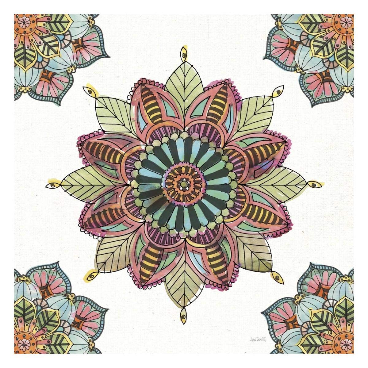 Mandala Morning VI -Paper Art-26x26”