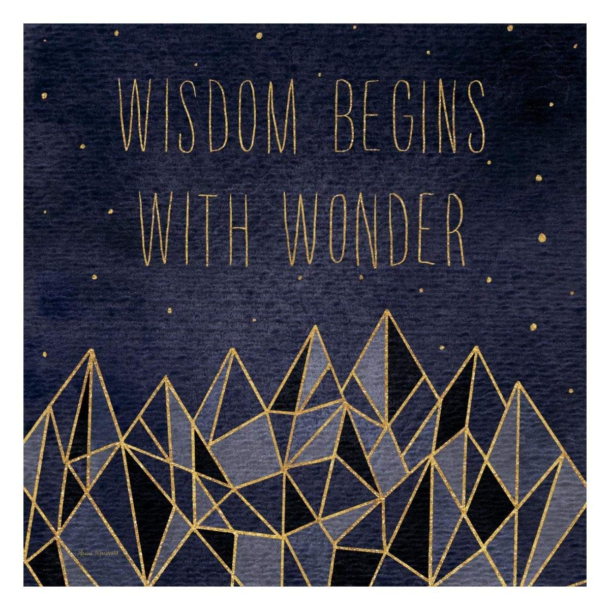 Written in the Stars I -Paper Art-26x26”