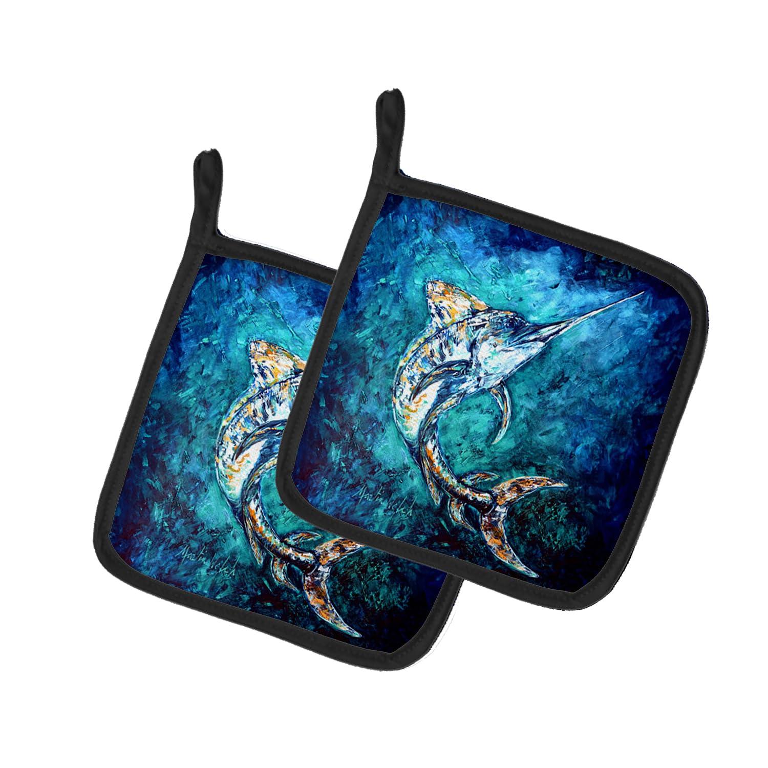 American Marlin Pair of Pot Holders
