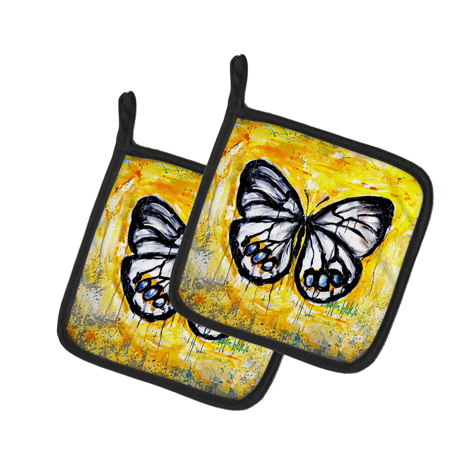 Buttefly Whisp Pair of Pot Holders
