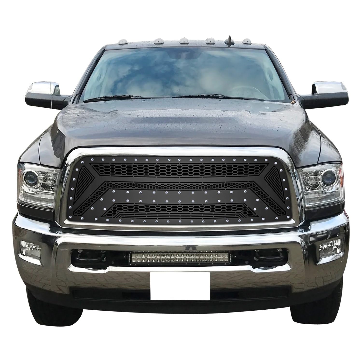 Stainless Steel Main Upper Sheet Grille 2013-2018 Ram 2500 /2013-2018 Ram 3500