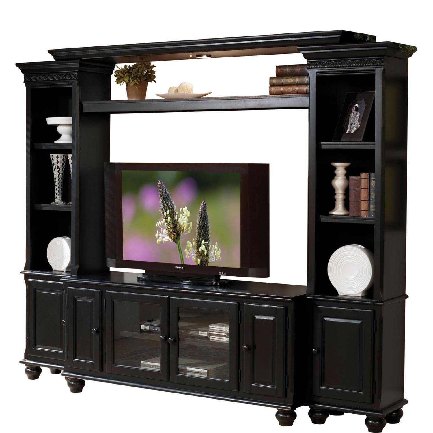 ACME Ferla Entertainment Center, Black (1Set/3Ctn)