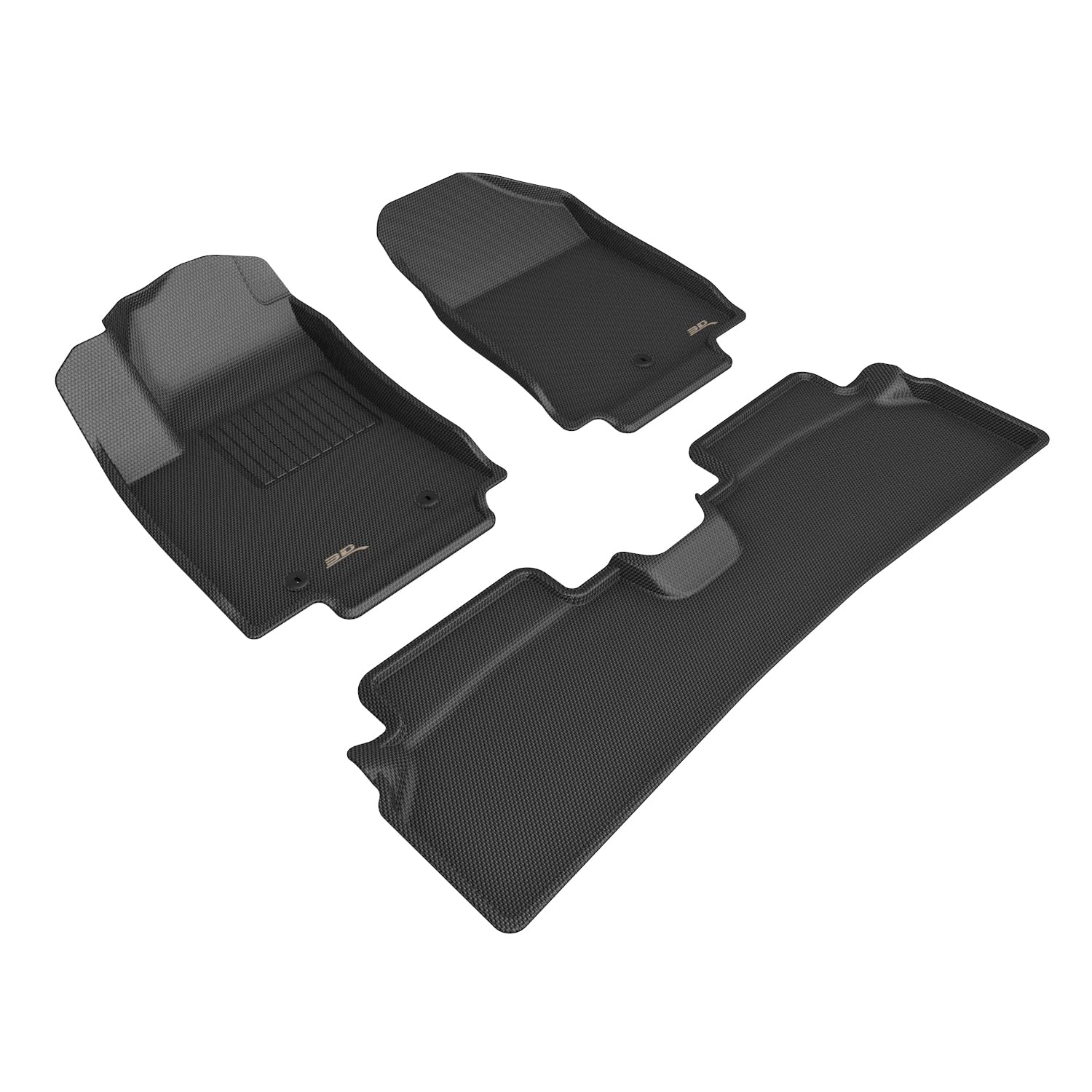 3D MAXpider Compatible with HYUNDAI KONA ELECTRIC 2024-2026 KAGU BLACK R1 R2
