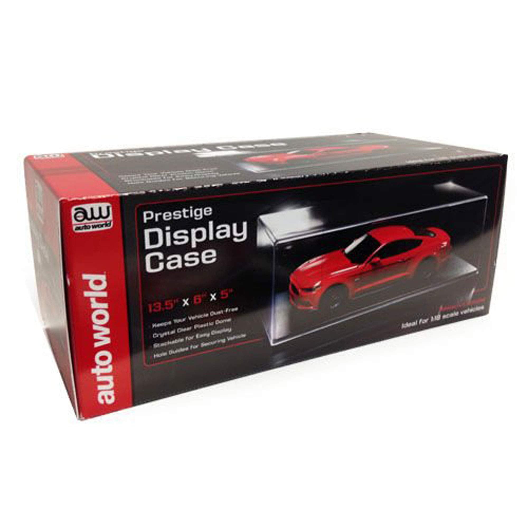Prestige Collectible Display Show Case for 1/24-1/18 Scale Model Cars by Autoworld