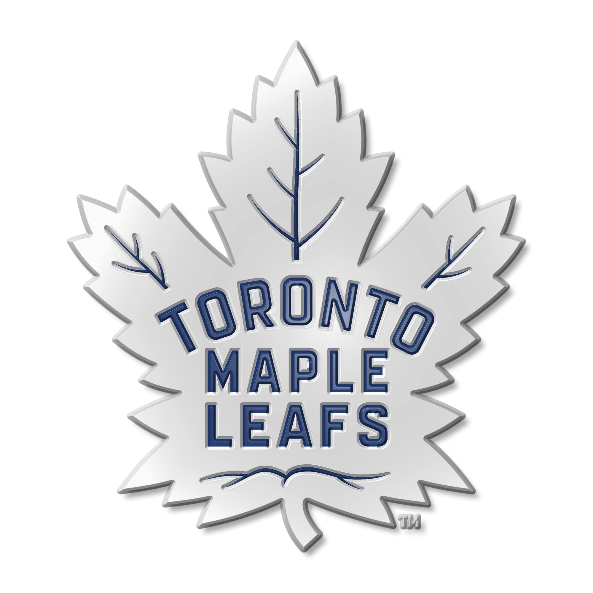Fanmats 22794 Toronto Maple Leafs 3D Color Metal Emblem, Diecut Team Logo Auto Emblem