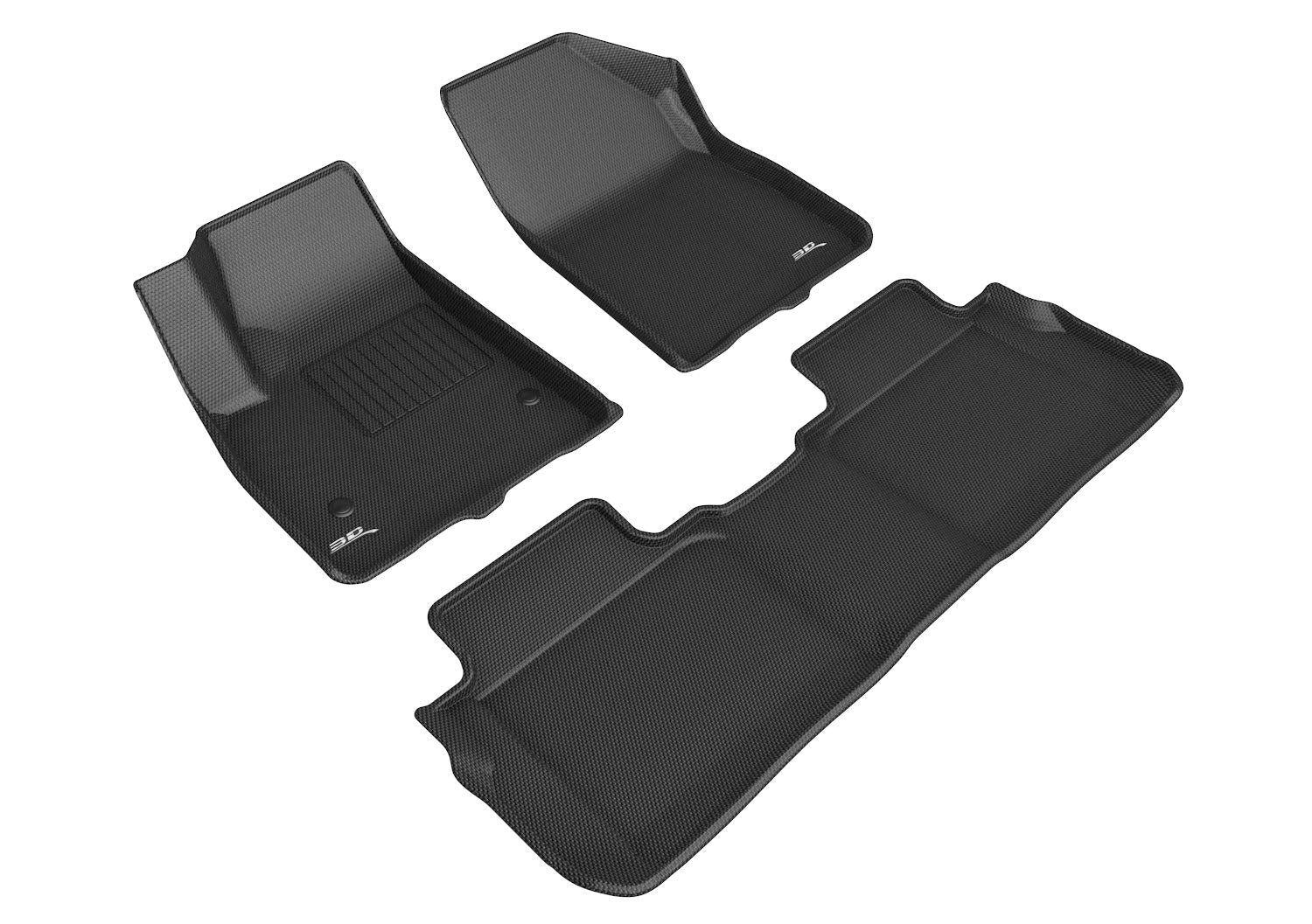 3D MAXpider GMC ACADIA 5-SEATS 2017-2022 KAGU BLACK R1 R2