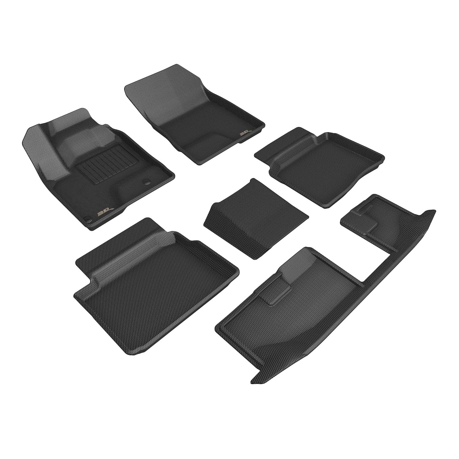 3D MAXpider Compatible with MITSUBISHI OUTLANDER PHEV 2022-2026 KAGU BLACK R1 R2 R3