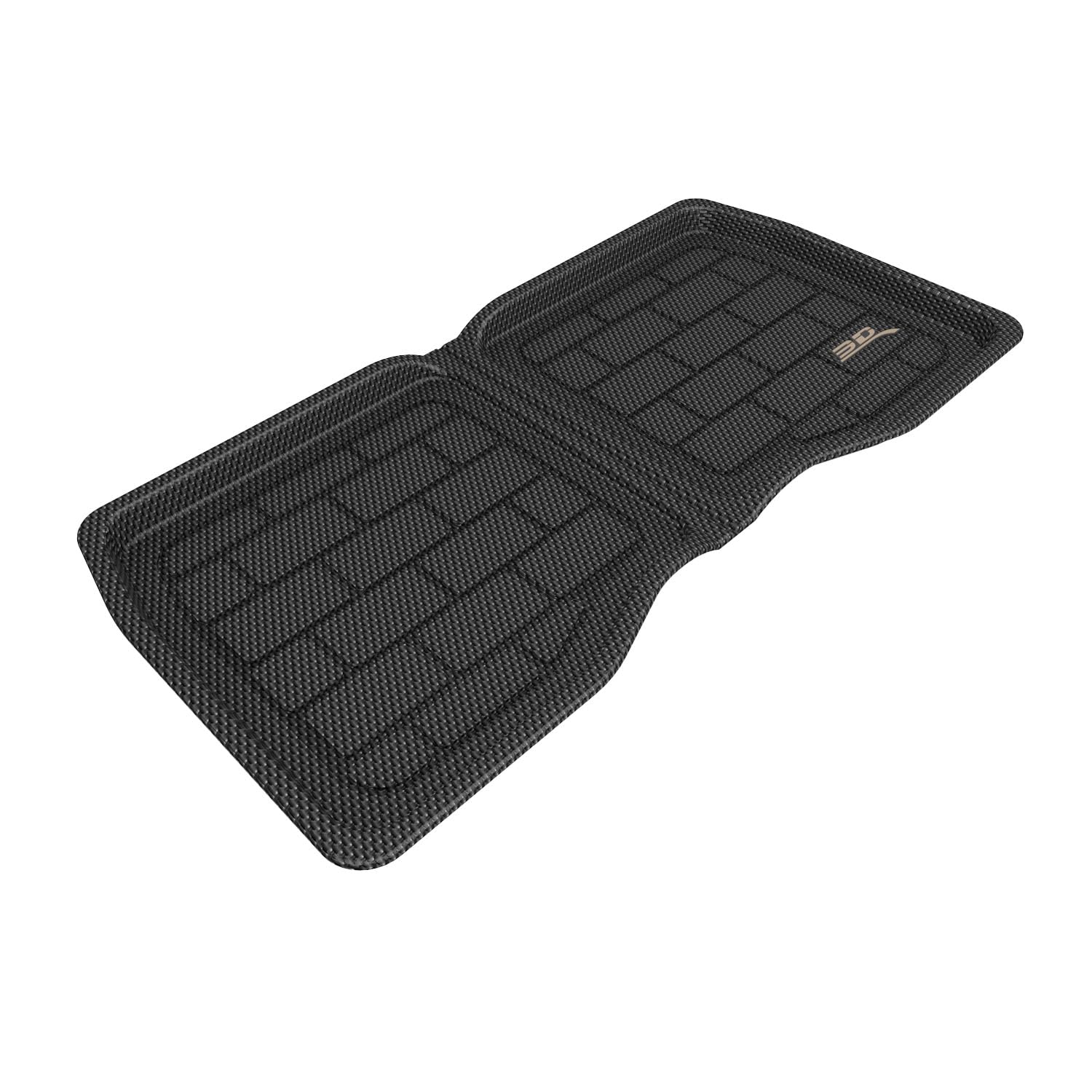 3D MAXpider Compatible with TESLA CYBERTRUCK 2024-2026 KAGU BLACK REAR UNDERBED STORAGE COMPARTMENT LINER