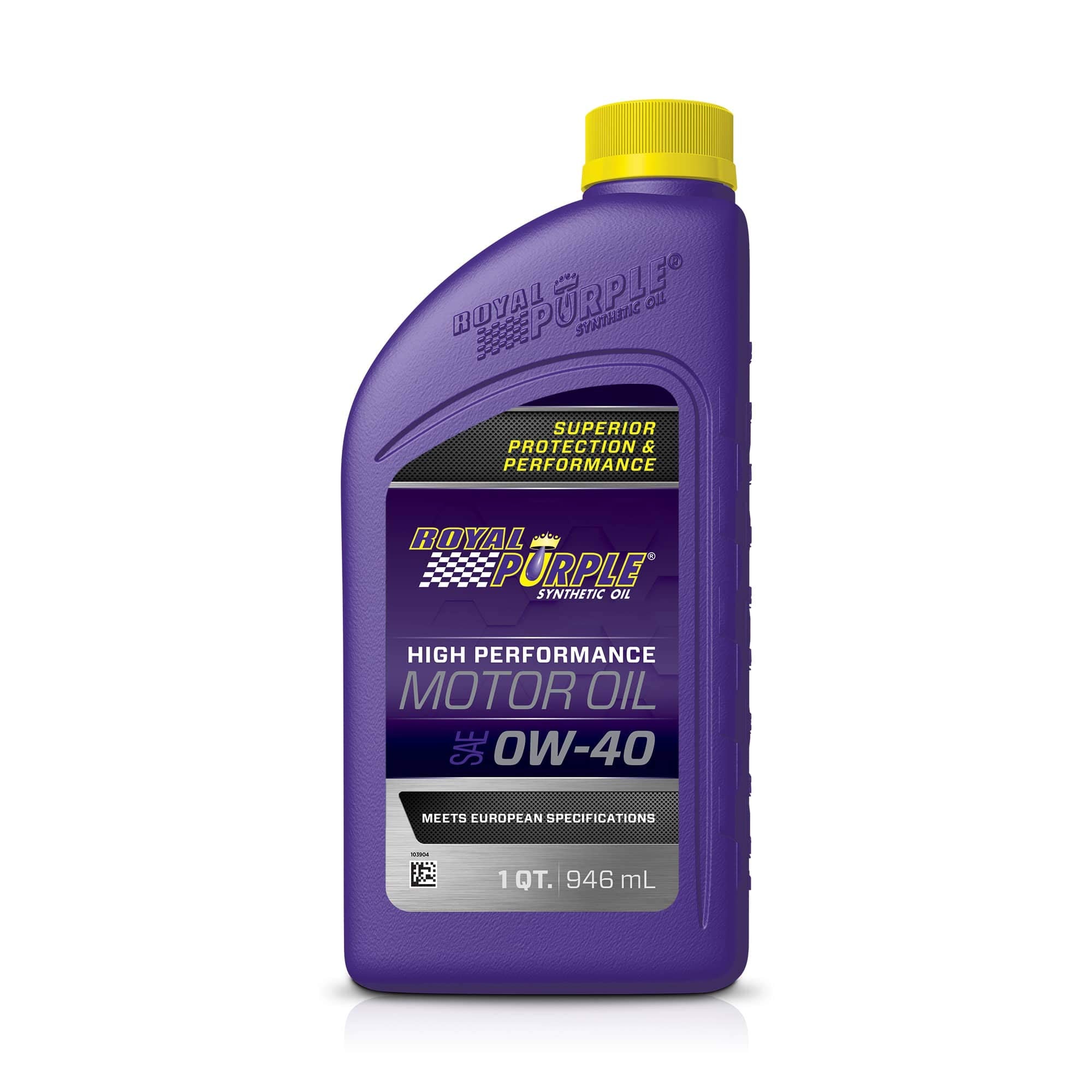 Royal Purple (06484-6PK API-Licensed Heavy Duty SAE 0W-40 High Performance Synthetic Motor Oil - 1 Quart, (Case of 6)
