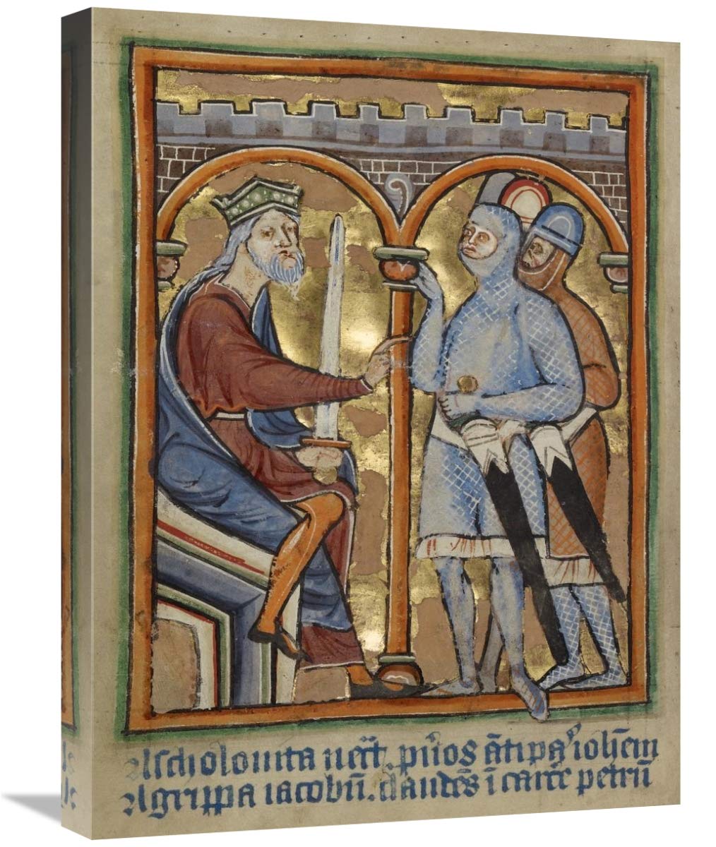 Herod Giving Orders to His Soldiers-Canvas Art-18x24”