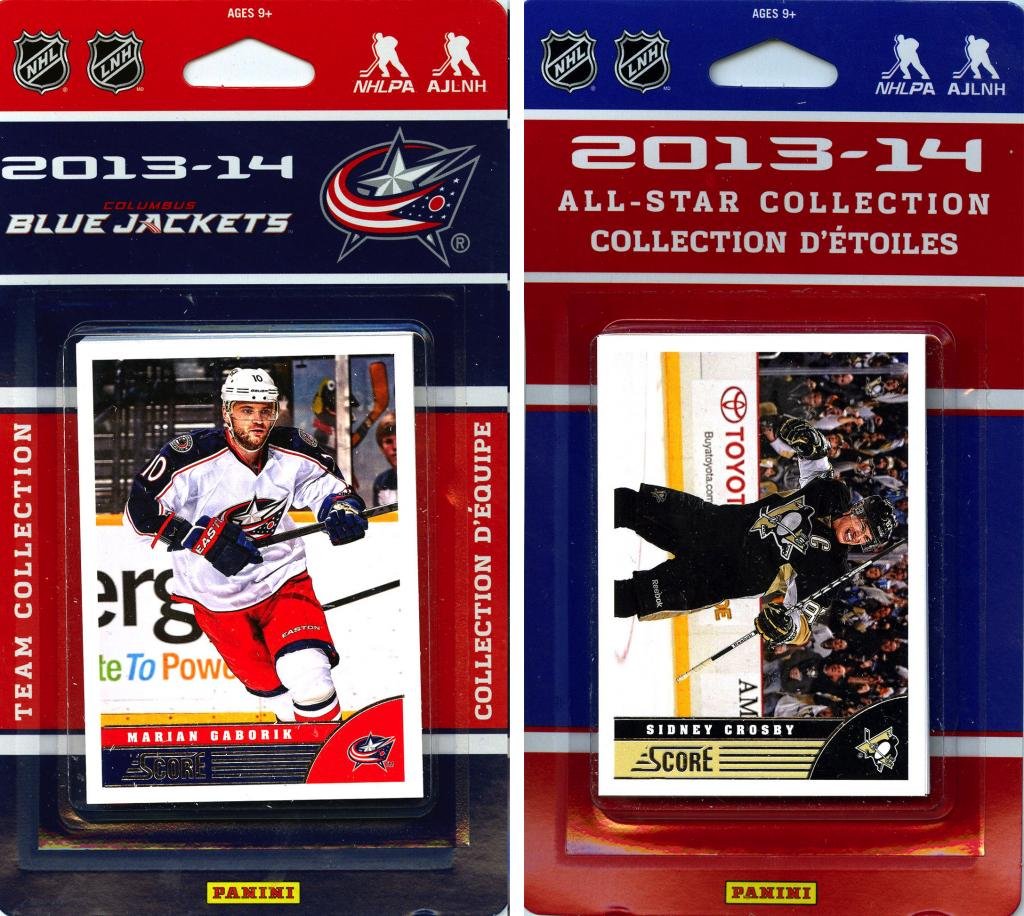 NHL Columbus Blue Jackets Licensed 2013-14 Score Team Set and All-Star Set