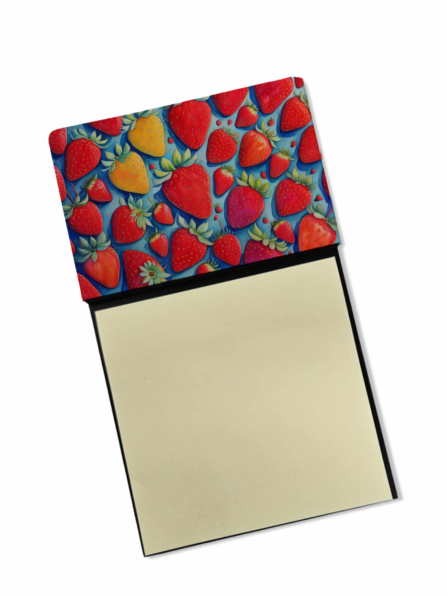 Colorful Strawberries Sticky Note Holder