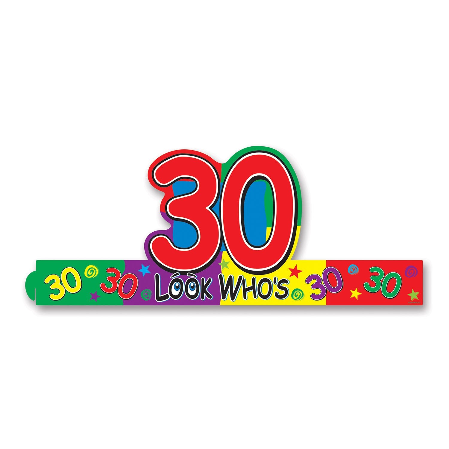 Look Whos  30  Headband
