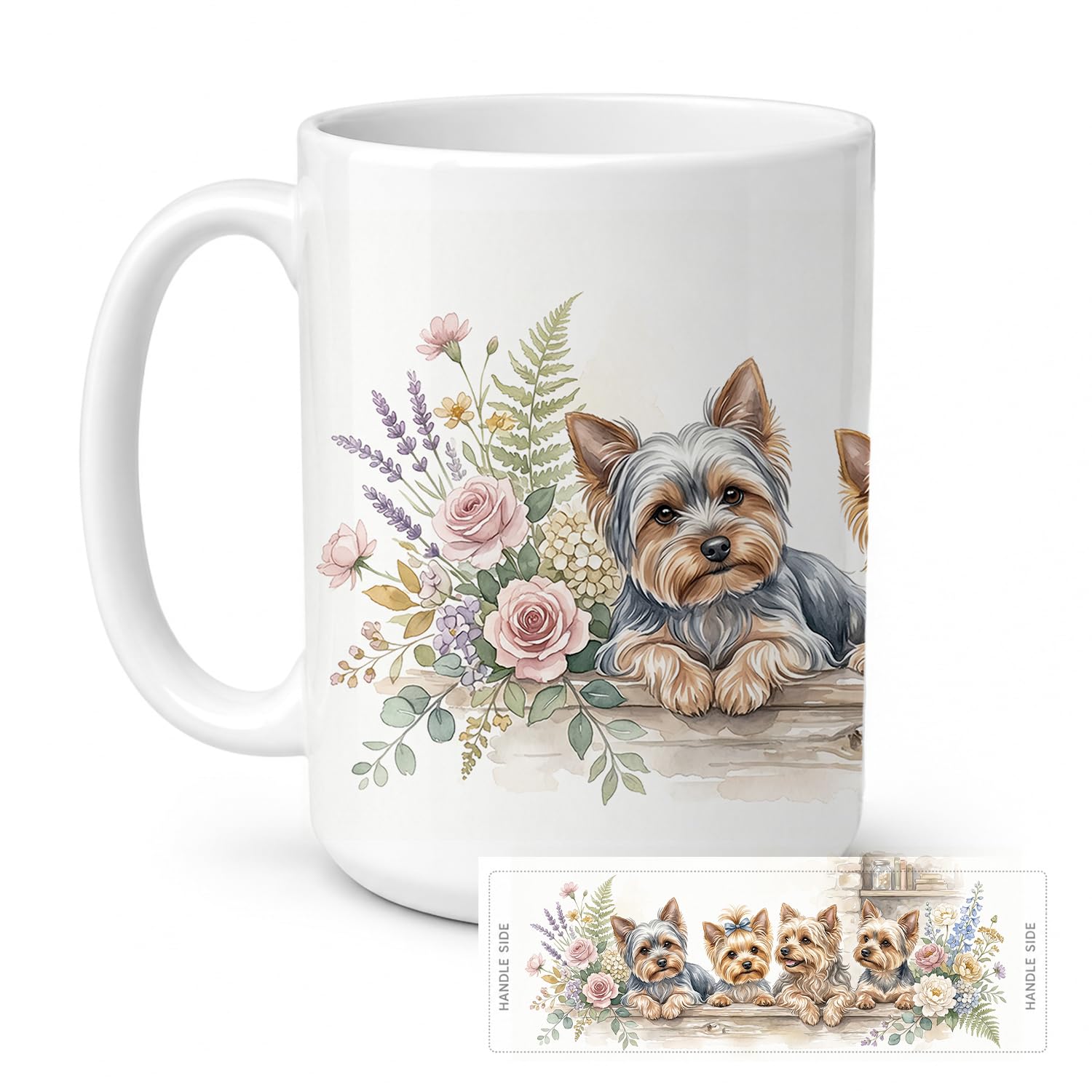 Carolines Treasures Yorkshire Terrier Ceramic Coffee Mug 15 oz