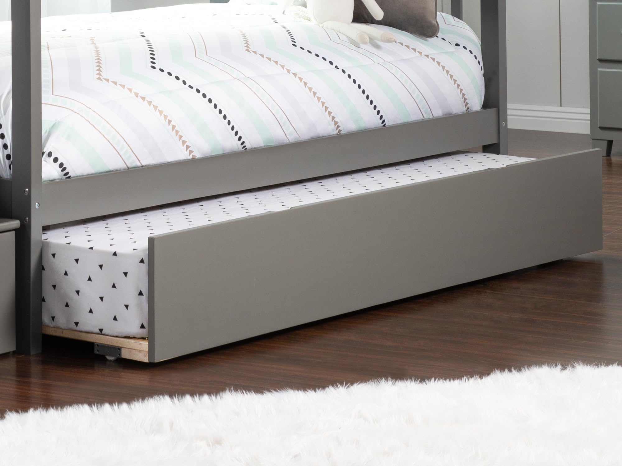 Urban Trundle Bed Full Grey
