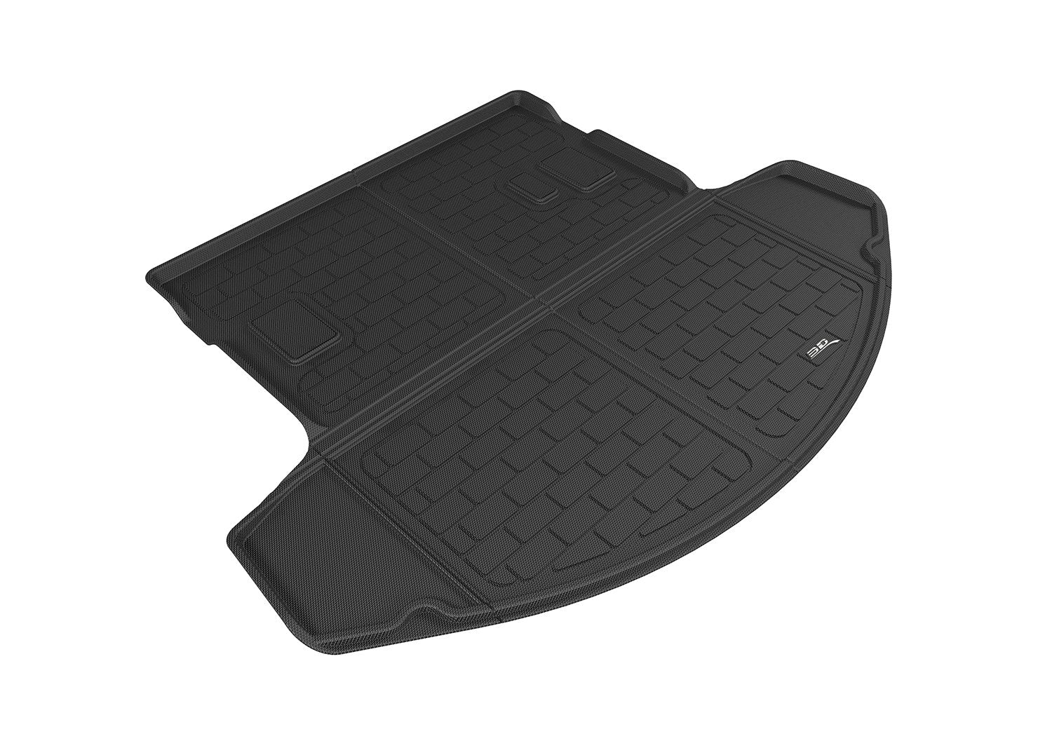 3D MAXpider MAZDA CX-9 2016-2022 KAGU BLACK BEHIND 2ND ROW CROSS FOLD CARGO LINER