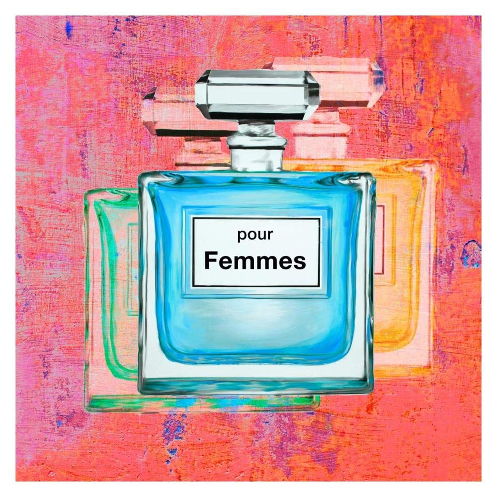 Pour Femmes III-Paper Art-32x32”