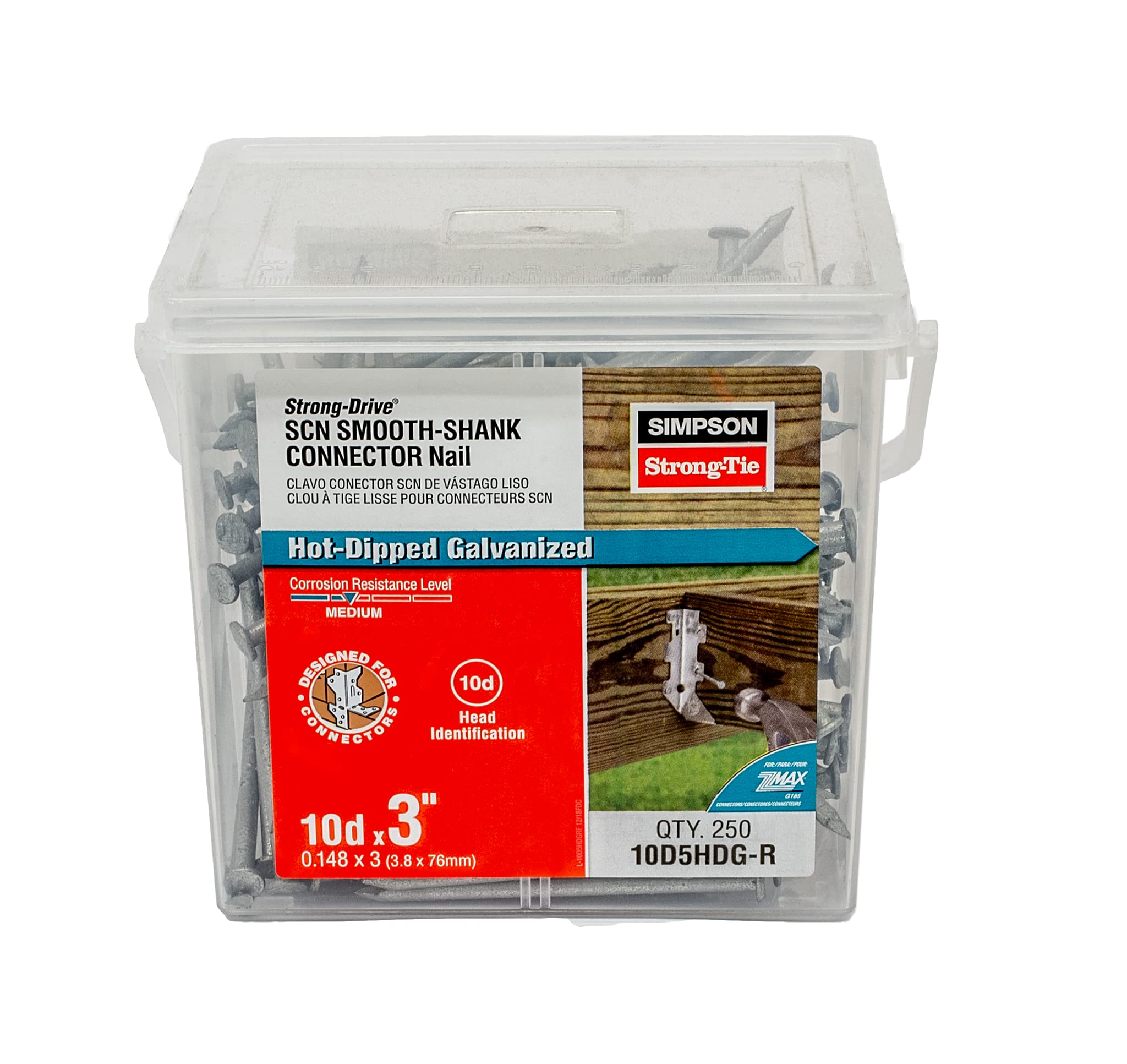Simpson Strong Tie Co.,Inc. 10D5Hdg-R 10D X 3In Hdg Nail 5Lb Pack