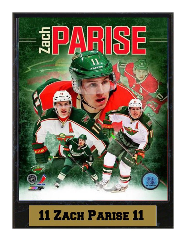 9x12 Plaque - Zach Parise Minnesota Wild