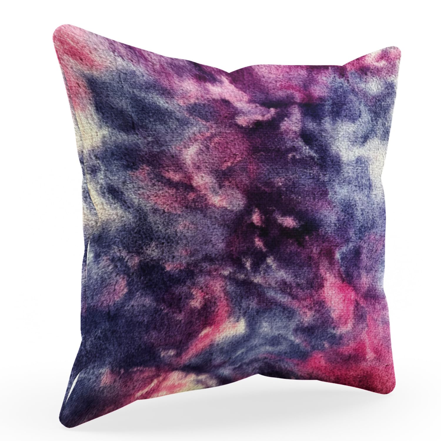 Plutus Purple Pink Fureal Animal Faux Fur Luxury Throw Pillow - Double sided  20 x 30” Queen