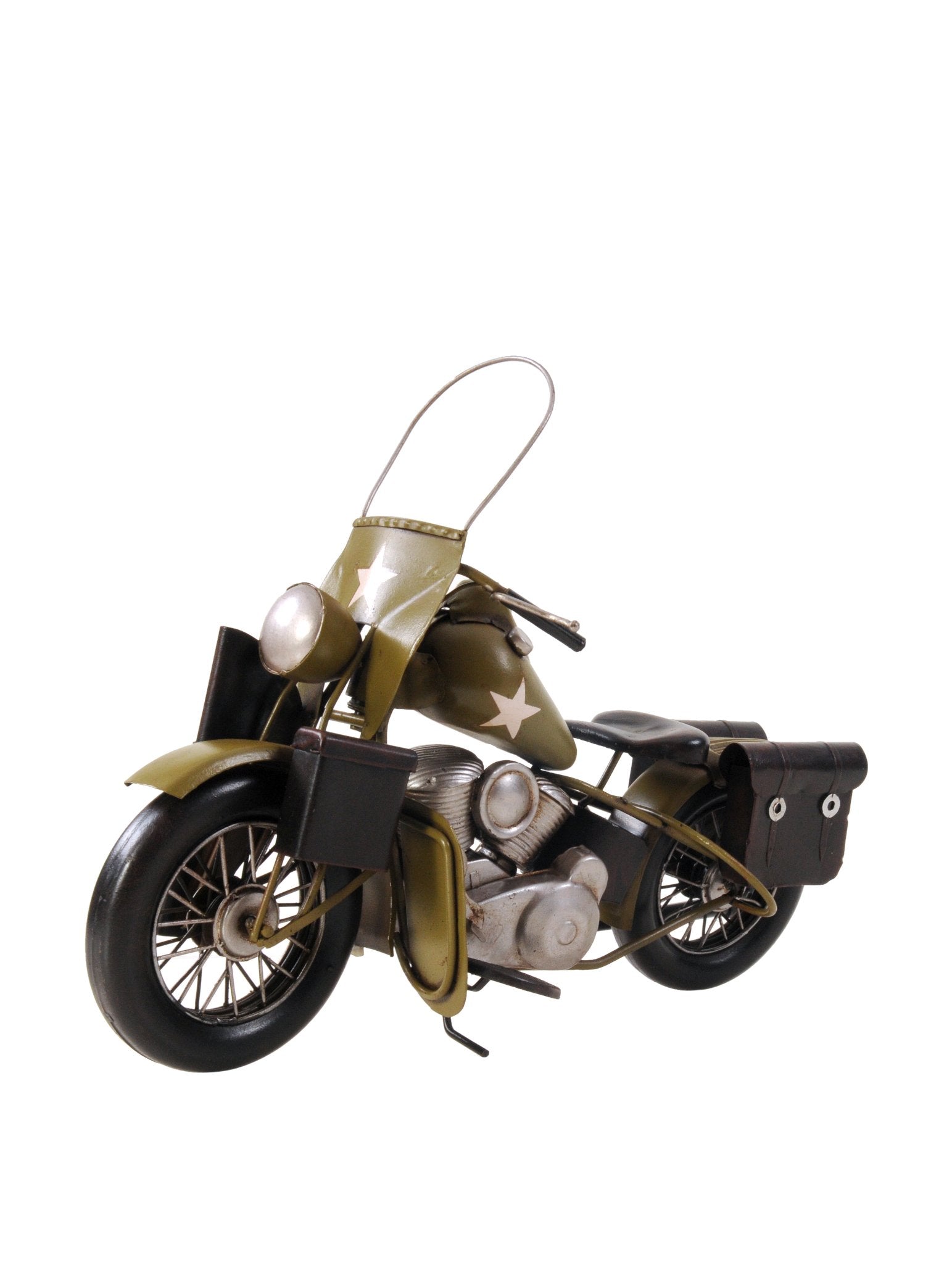 1942 Yellow Motorcycle 1:12