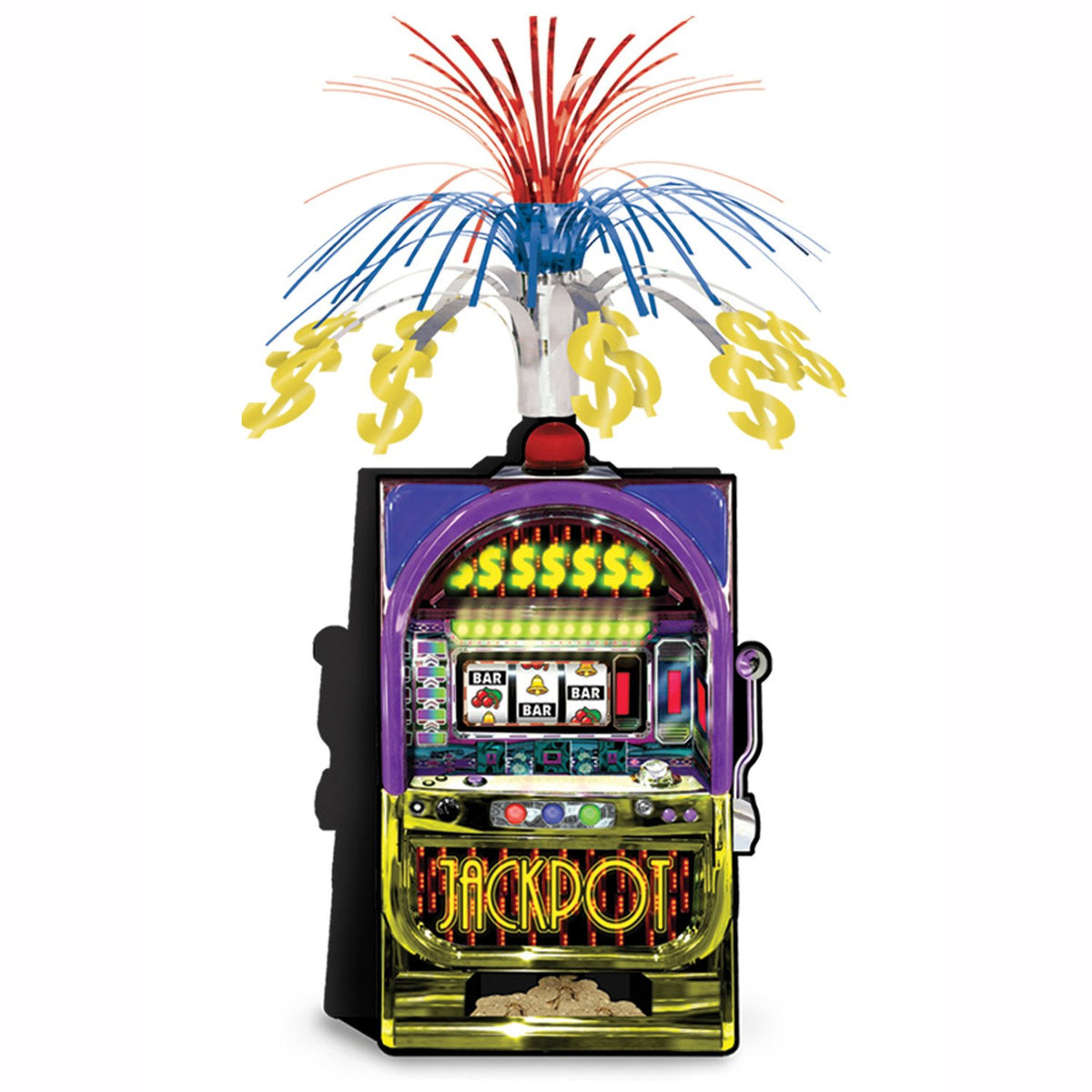 Beistle 50037 - Slot Machine Centerpiece- Pack Of 12