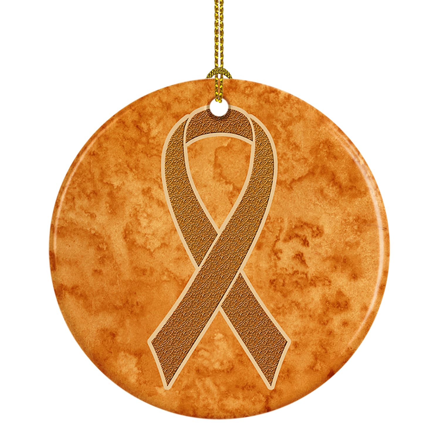 Orange Ribbon for LeUKemia Awareness Ceramic Ornament AN1204CO1