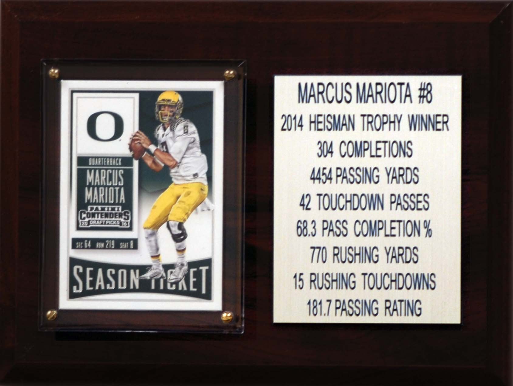 NCAA 6X8″ Marcus Mariota Oregon Ducks Career Stat Plaque