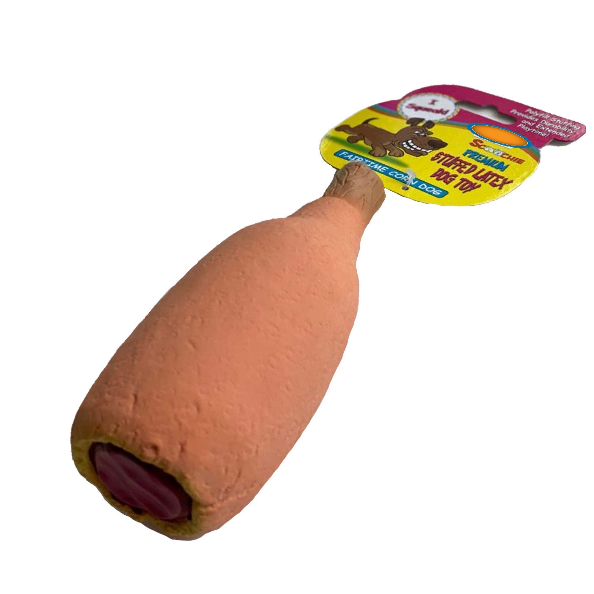 6.5 Inch Premium Stuffed Latex Fairtime Corn Dog