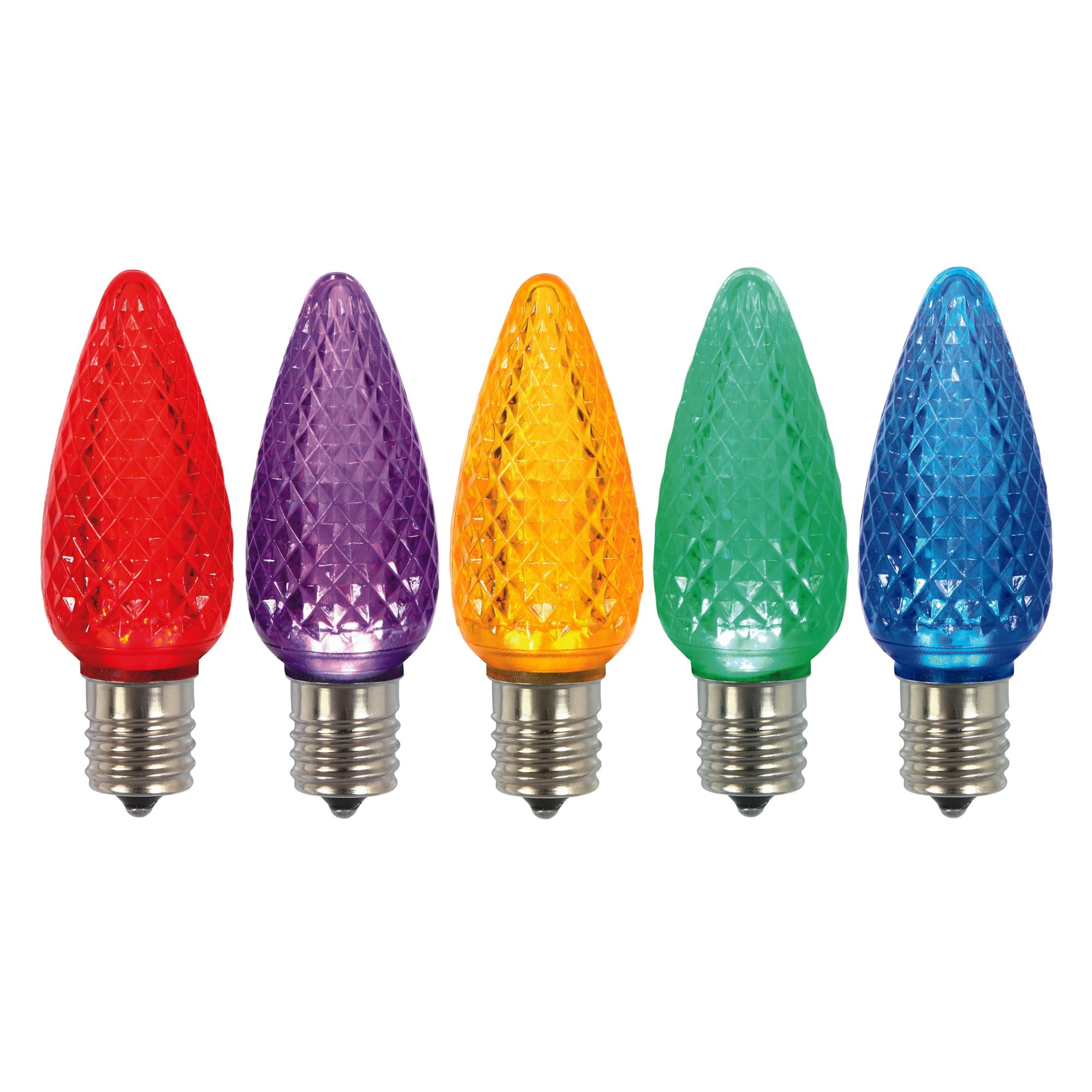 Casafoyer  C9 Faceted LED Multi Twinkle Bulb 25/Box - XLEDC90T-25 - (Pack Of 2)