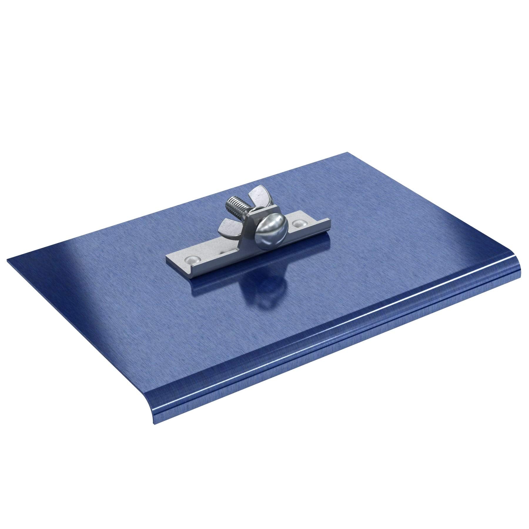 Bon 22-746 Walk Edger - Blue Steel 9-inch X 6-inch - 3/8-inch Radius 1/2-inch Lip